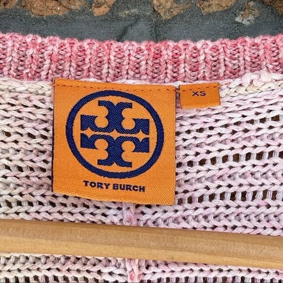 Tory burch 'Erin' Stripe Cardigan sz xs - Picture 5 of 13